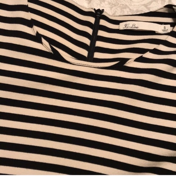 Madewell striped long sleeve diary dress pockets - Picture 6 of 8